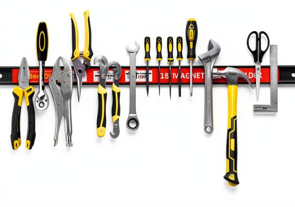 CooFel Magnetic Tool Holder Red Wall Mount-5