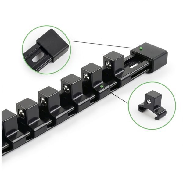 SWANLAKE Socket Organizer Heavy Duty ABS Plastic Color Coded-5