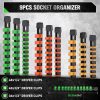 SWANLAKE Socket Organizer Durable Plastic Color Coded-1