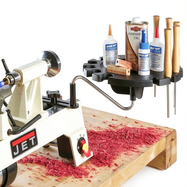 Rockler Lathe Tool Holder Durable Plastic Steel Pivot Arm-2