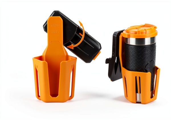 KLEIN TOOLS Cup Holder Rail Attachment Swivel Design-5