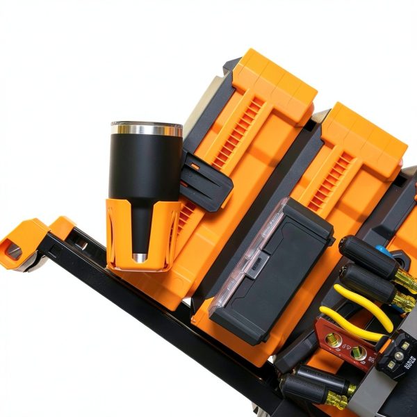 KLEIN TOOLS Cup Holder Rail Attachment Swivel Design-11