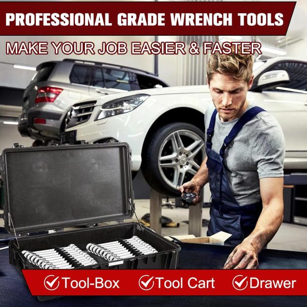 KOROICK Wrench Organizer Magnetic Tool Holder Polypropylene-6