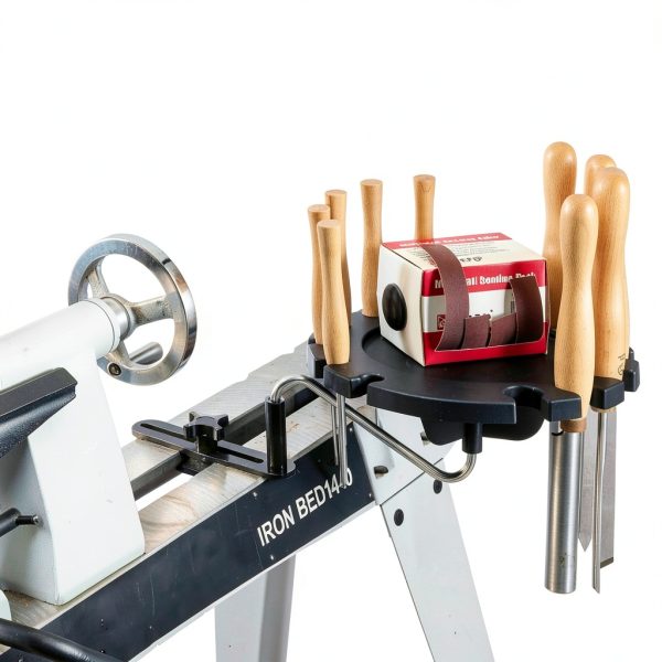 Rockler Lathe Tool Holder Durable Plastic Steel Pivot Arm-4