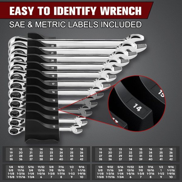 KOROICK Wrench Organizer Magnetic Tool Holder Polypropylene-1