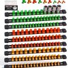 SWANLAKE Socket Organizer Durable Plastic Color Coded-0