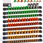 SWANLAKE Socket Organizer Durable Plastic Color Coded-0