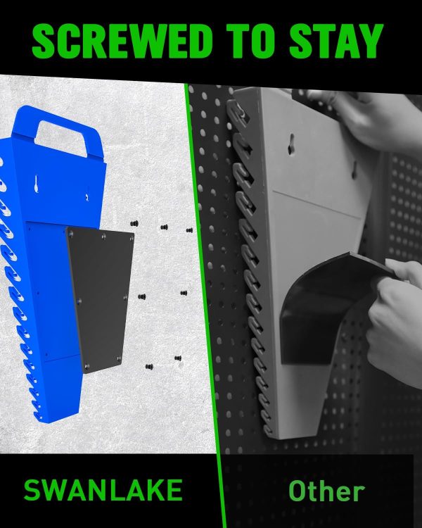 SWANLAKE Magnetic Wrench Organizer Plastic Tool Holder-1