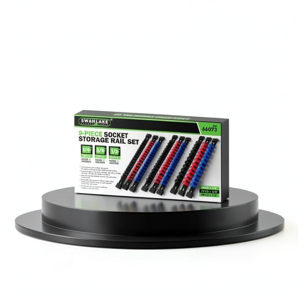 SWANLAKE Socket Organizer Heavy Duty ABS Plastic Color Coded-7