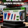 SWANLAKE Magnetic Wrench Organizer Plastic Tool Holder-8