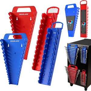 SWANLAKE Magnetic Wrench Organizer Plastic Tool Holder-0