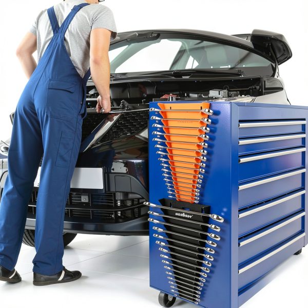 HORUSDY Magnetic Wrench Organizer Tool Holder Storage-7
