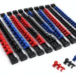 SWANLAKE Socket Organizer Heavy Duty ABS Plastic Color Coded-0