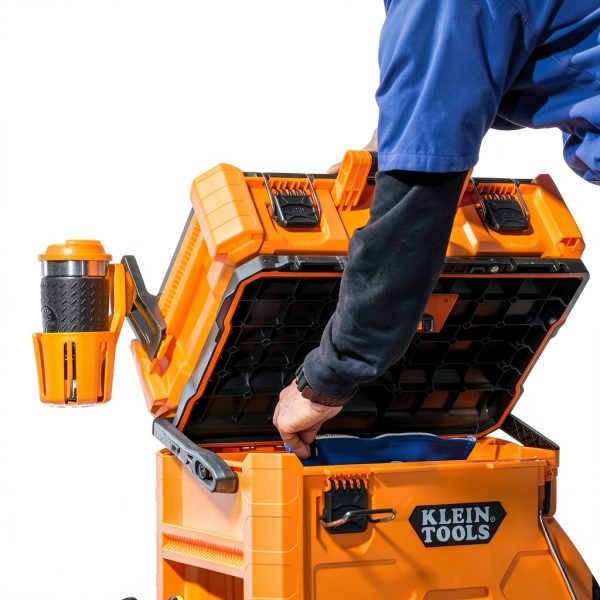 KLEIN TOOLS Cup Holder Rail Attachment Swivel Design-6