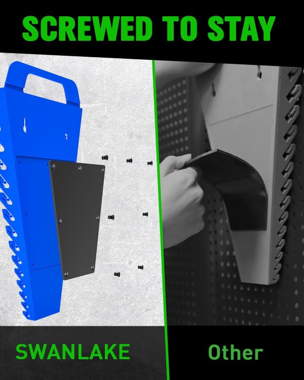 SWANLAKE Magnetic Wrench Organizer Plastic Tool Holder-2