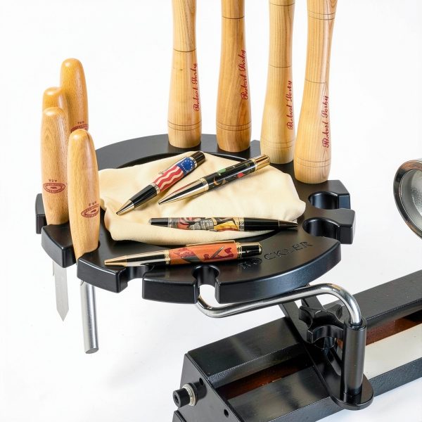 Rockler Lathe Tool Holder Durable Plastic Steel Pivot Arm-1