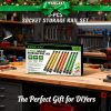 SWANLAKE Socket Organizer Durable Plastic Color Coded-8