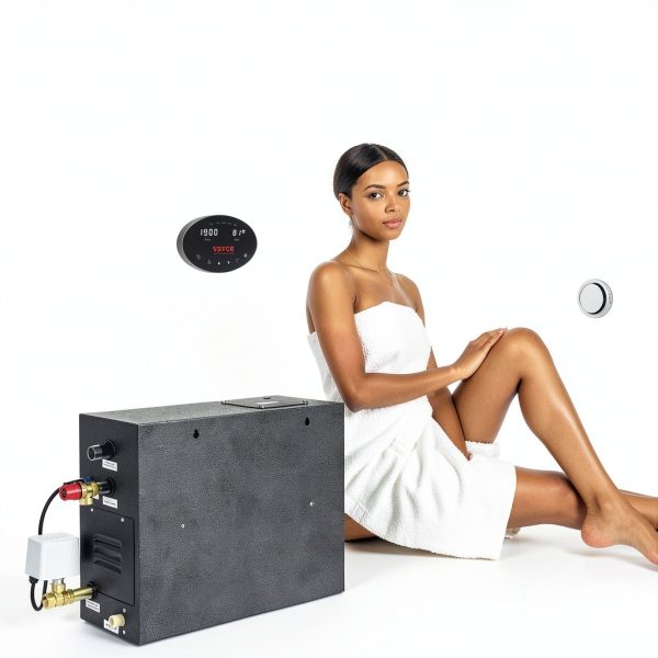 VEVOR 10.5kW Steam Shower Generator Black Stainless Steel Model DO-105-7