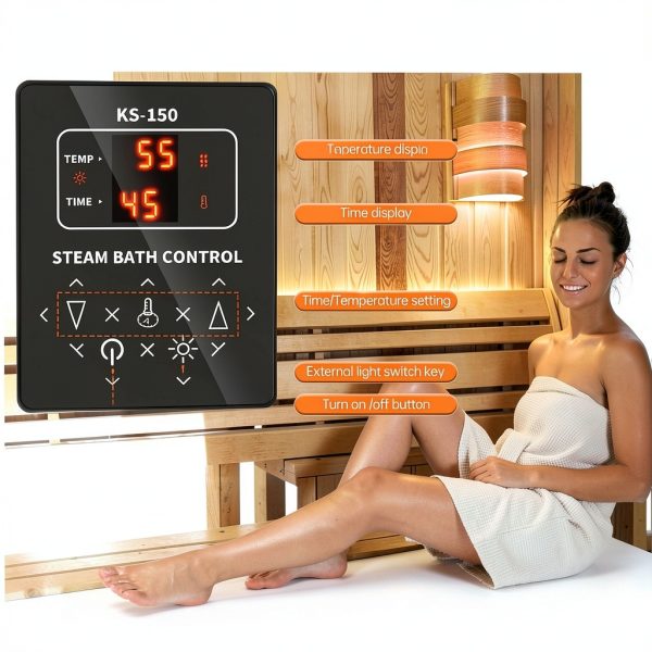 DWALE Steam Shower Generator 10.5KW Auto Drain-3