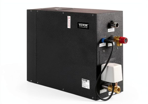 VEVOR 10.5kW Steam Shower Generator Black Stainless Steel Model DO-105-10