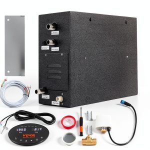 VEVOR 10.5kW Steam Shower Generator Black Stainless Steel Model DO-105-0