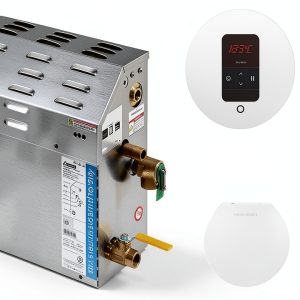 Mr. Steam Programmable Wall-Mounted Steam Shower 24V Silver MS-225-EC1-0