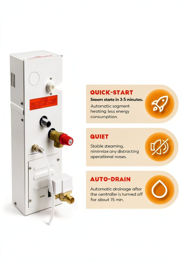 CGOLDENWALL 10.5KW Steam Shower Generator-1