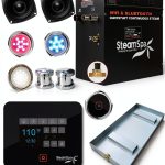 SteamSpa 12kW Steam Generator Chrome Steel with Speakers LED Light-0