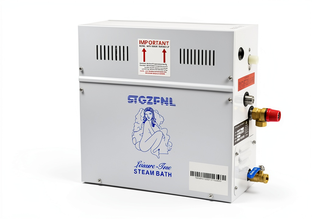 Installing Steam Shower Generator DC HOUSE ST-90 White Superior Steam Performance in a compact bathroom closet
