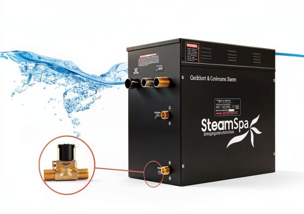 SteamSpa 12kW Steam Generator Chrome Steel with Speakers LED Light-6