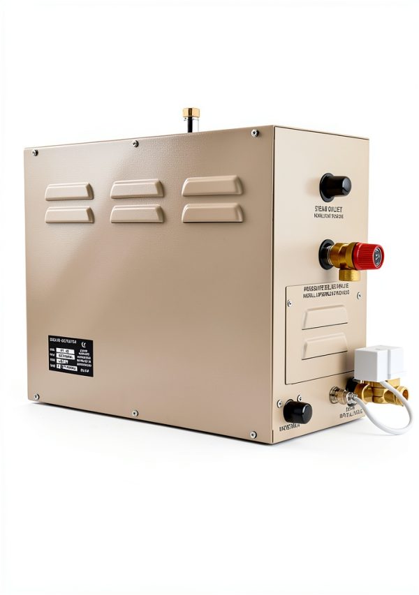 DIYAREA 9kW Steam Generator 9KW-0001 Beige Compact Shower Unit-1