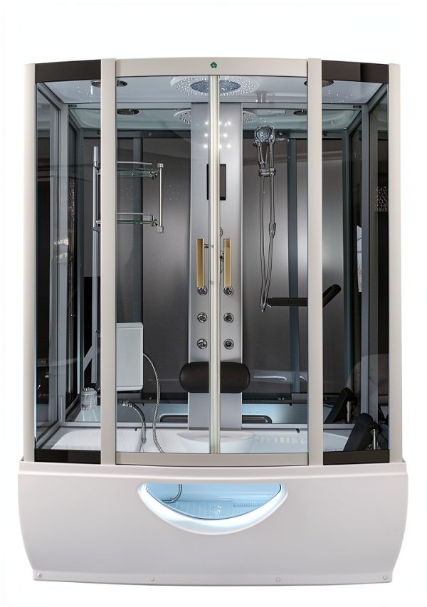 Steam Shower Enclosure Saferwholesale Freestanding White Glass Massage-0