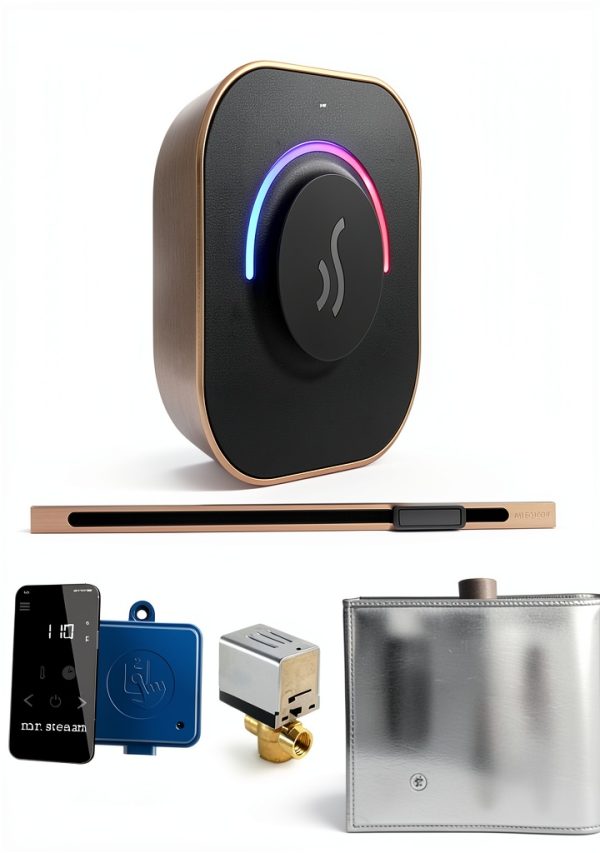 Mr Steam Butler Touch Linear Steam Shower Valve Brushed Bronze BTLBB-0