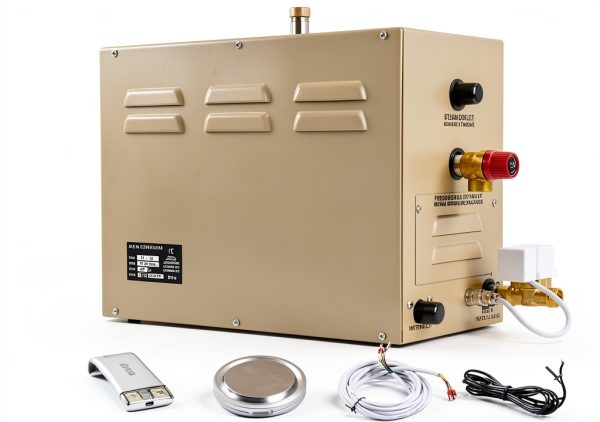 DIYAREA 9kW Steam Generator 9KW-0001 Beige Compact Shower Unit-0