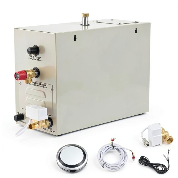 DIYAREA 9kW Steam Generator 9KW-0001 Beige Compact Shower Unit-7