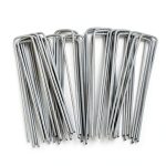 6 inch Galvanized Steel Anti-Rust U-Shaped Nails Generic Staples 20pc-0