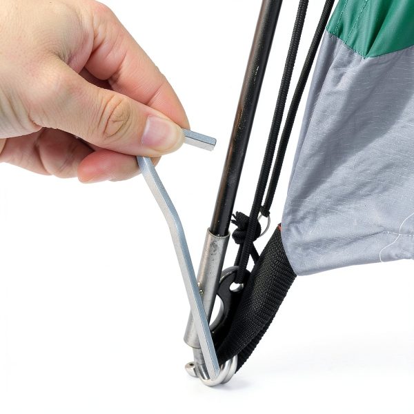 Ground Metal Camping Hexagonal Hook OP 5pcs 18cm Windproof Tent Spike-2
