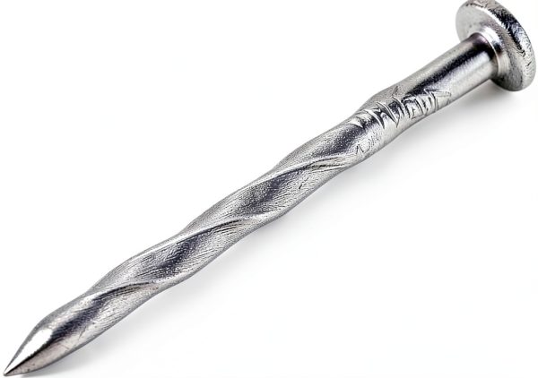 Spiral Deck Nails Stainless Steel 32mm x 2mm by uxcell 100 Pack-0