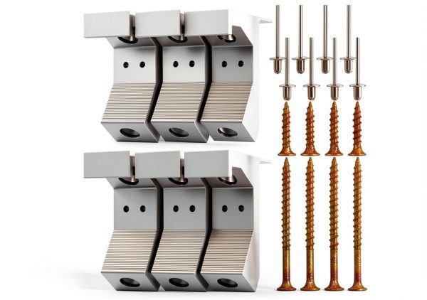 30Pcs Squeaky Floor Repair Kit, Sturdy Squeaking Floor Fix Nails Floor Gap Fixer Set, Aluminum Alloy Eliminate Floor Squeak Screws Kit for 5/8inch and Thicker Floors-5