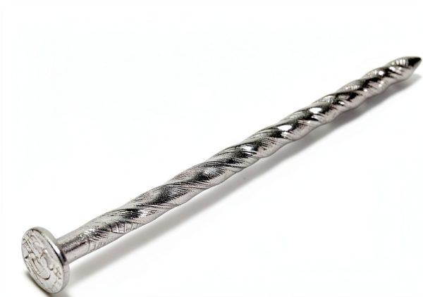 Spiral Deck Nails Stainless Steel 62mm x 3mm uxcell 80 pcs-2