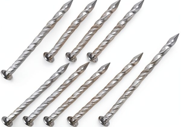 METALLIXITY Fence Deck Nails 51mm 304 Stainless Steel Shank 50pcs-0