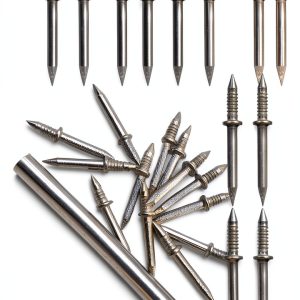 Double Head Skirting Nails UtySty 200 Pack 8.5×17mm Seamless Wood Trim-0