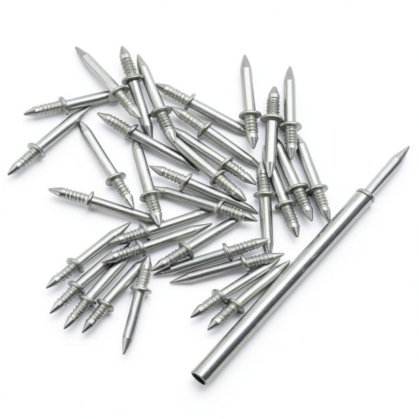 Double Head Skirting Nails UtySty 200 Pack 8.5×17mm Seamless Wood Trim-1
