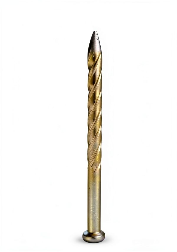 METALLIXITY Fence Deck Nails (40mmx2mm) 150Pcs, Carbon Steel Zinc Plated Spiral Shank Deck Nail - for House Repairing, Wall, Floor-1